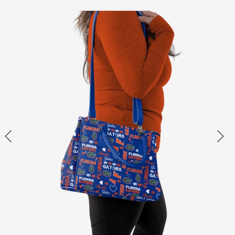 Florida Gators Blue and Red Women's Tote Bag - Picture 6 of 6
